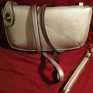 Joy Susan Leather Crossbody/Wristlet/Clutch